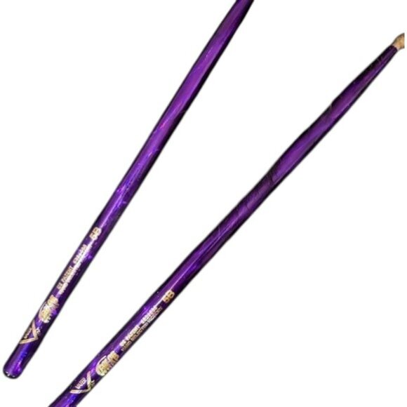 Vater color wrap violet chrome drummer sticks - Picture 2 of 4